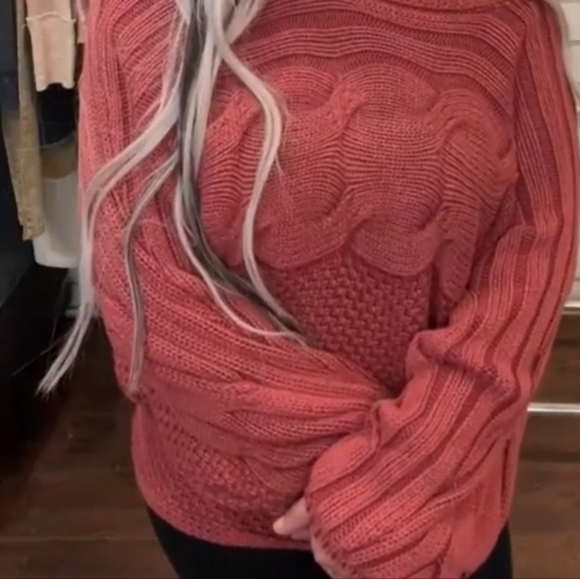 NWT Oli & Hali cozy dolman sweater sz L clay - Picture 6 of 6